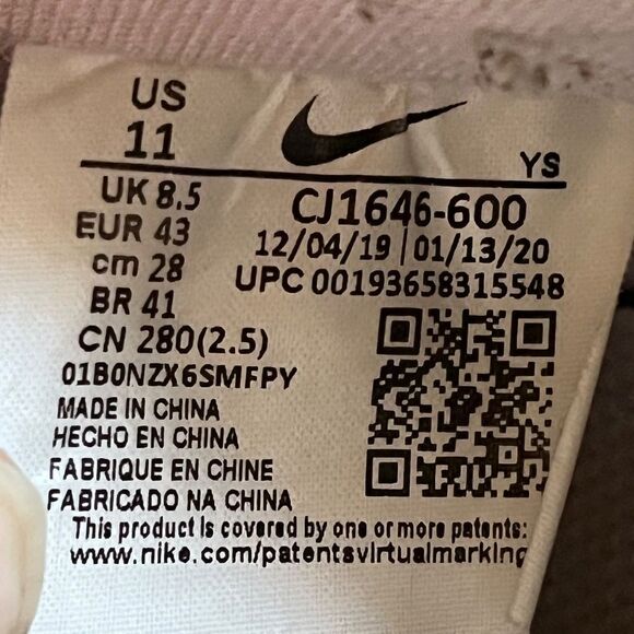 Nike Air Force 1 Low light pink iridescent - Picture 6 of 7